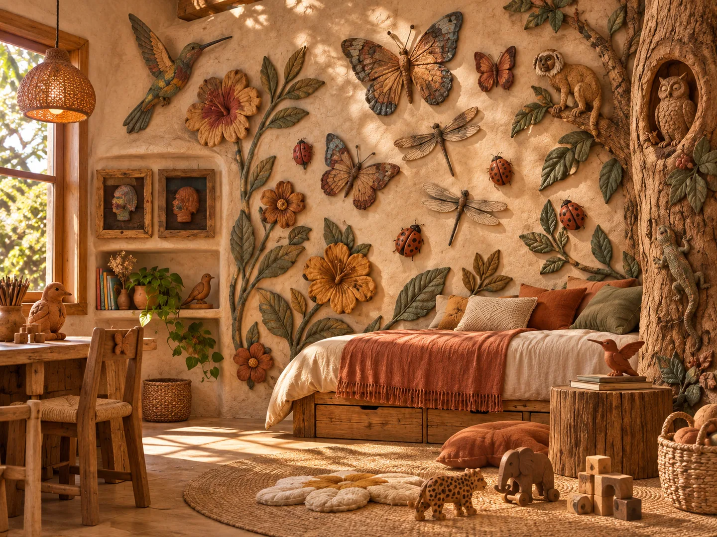 Quarto infantil e fauna delicada