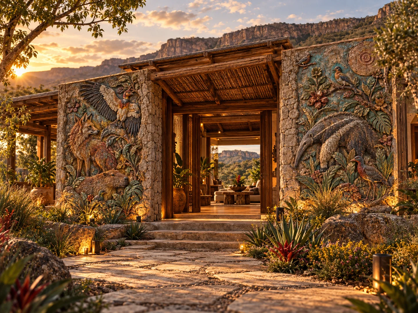 Entrada de pousada — Serra da Canastra