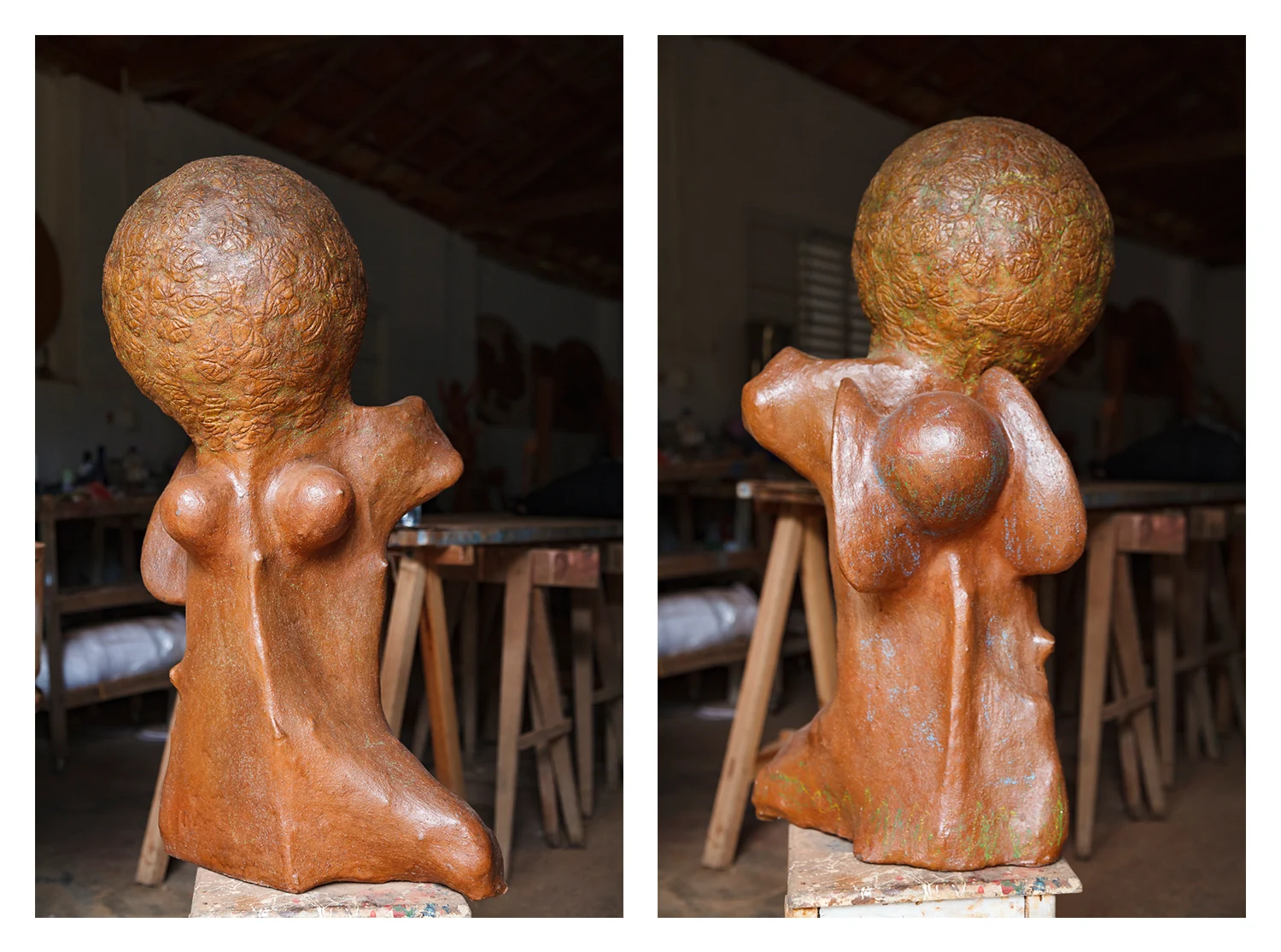 Esculturas reais do acervo